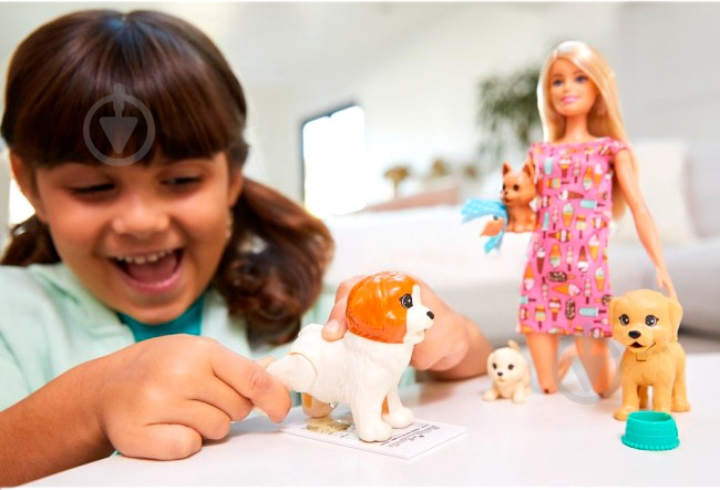 Игровой набор Barbie Деткий садик щенков FXH08 - фото 7
