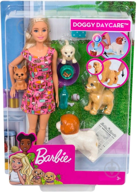 Игровой набор Barbie Деткий садик щенков FXH08 - фото 8