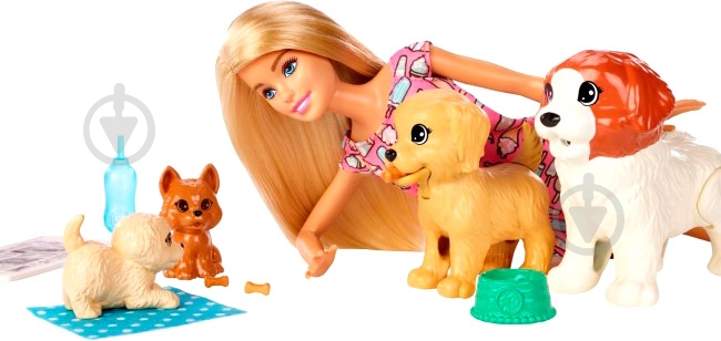 Игровой набор Barbie Деткий садик щенков FXH08 - фото 2