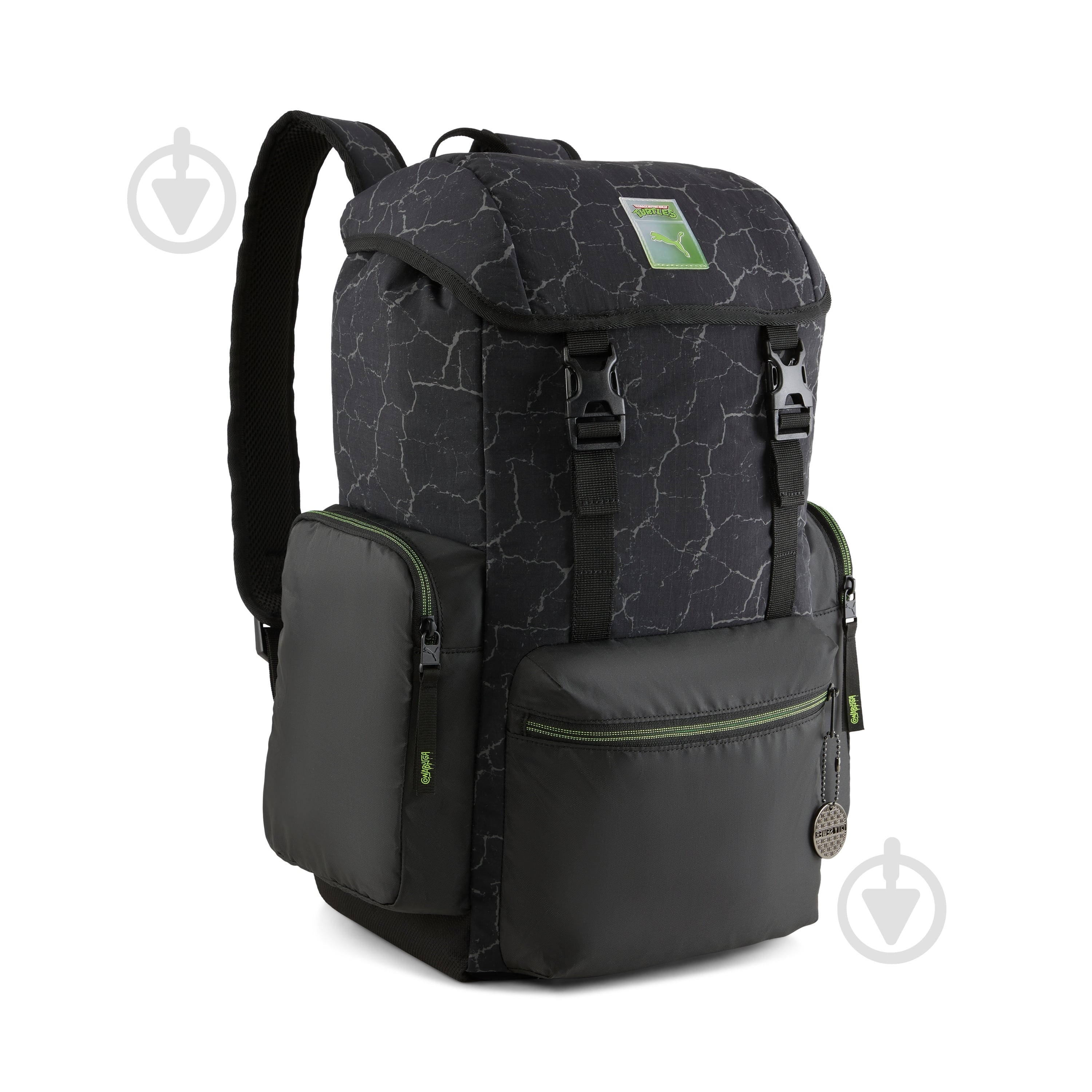 ᐉ Рюкзак Puma x TMNT Hooded Backpack 09121601 28 л чорний • Краща