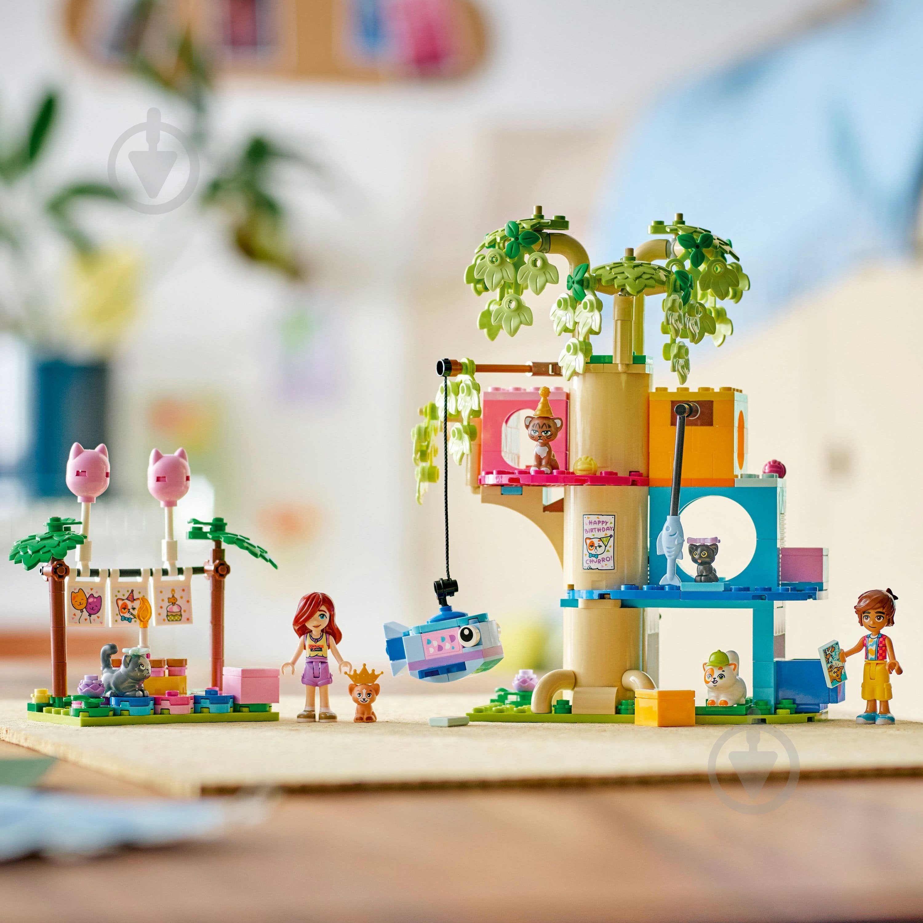 Конструктор LEGO Friends День народження кота і будинок на дереві 42666 - фото 6