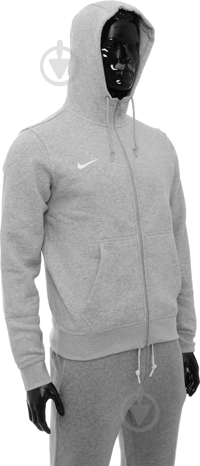 Толстовка Nike TEAM CLUB FZ HOODY 658497-050 р. L сірий - фото 3 Толстовка Nike TEAM CLUB FZ HOODY 658497-050 р. L сірий - фото 3