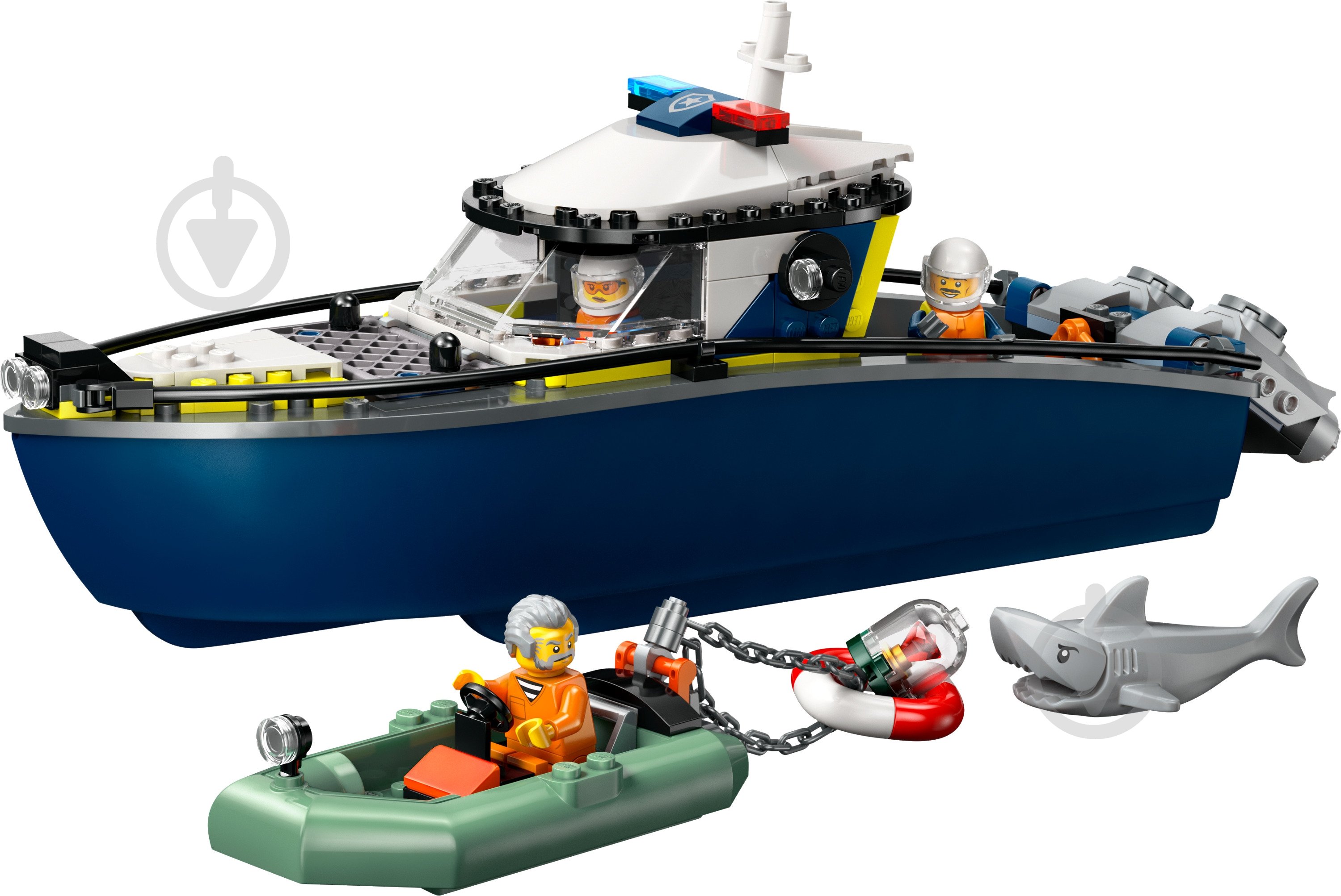 Конструктор LEGO City Переслідування на поліцейському катері 60456 - фото 3