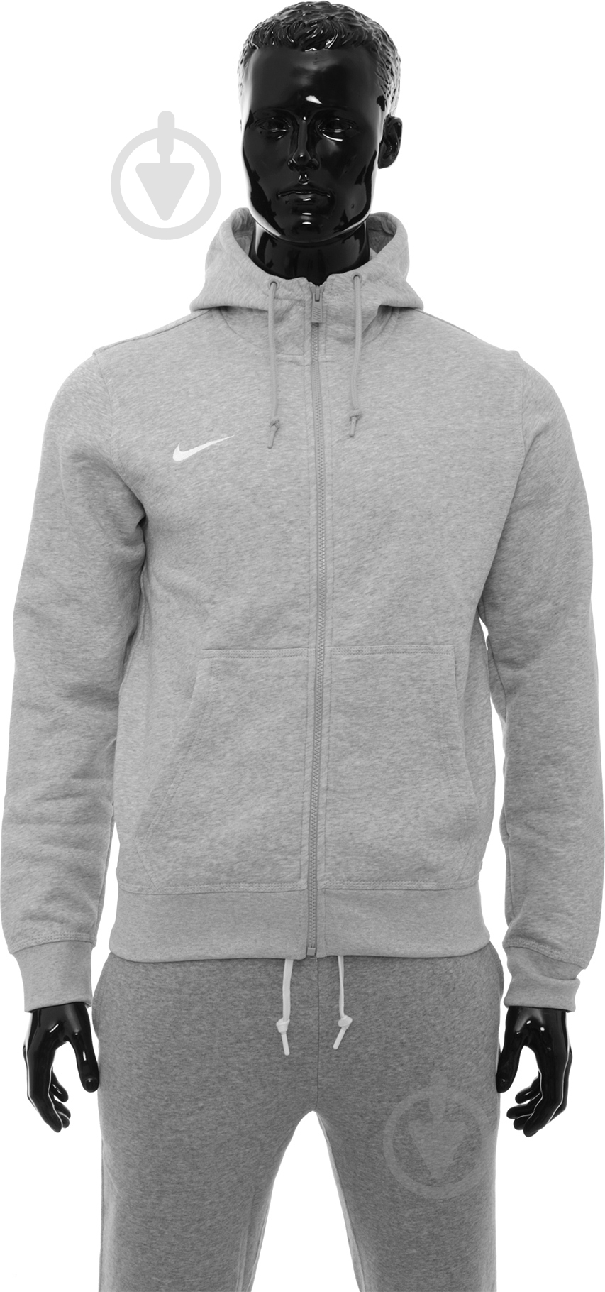 Толстовка Nike TEAM CLUB FZ HOODY 658497-050 р. S сірий - фото 1