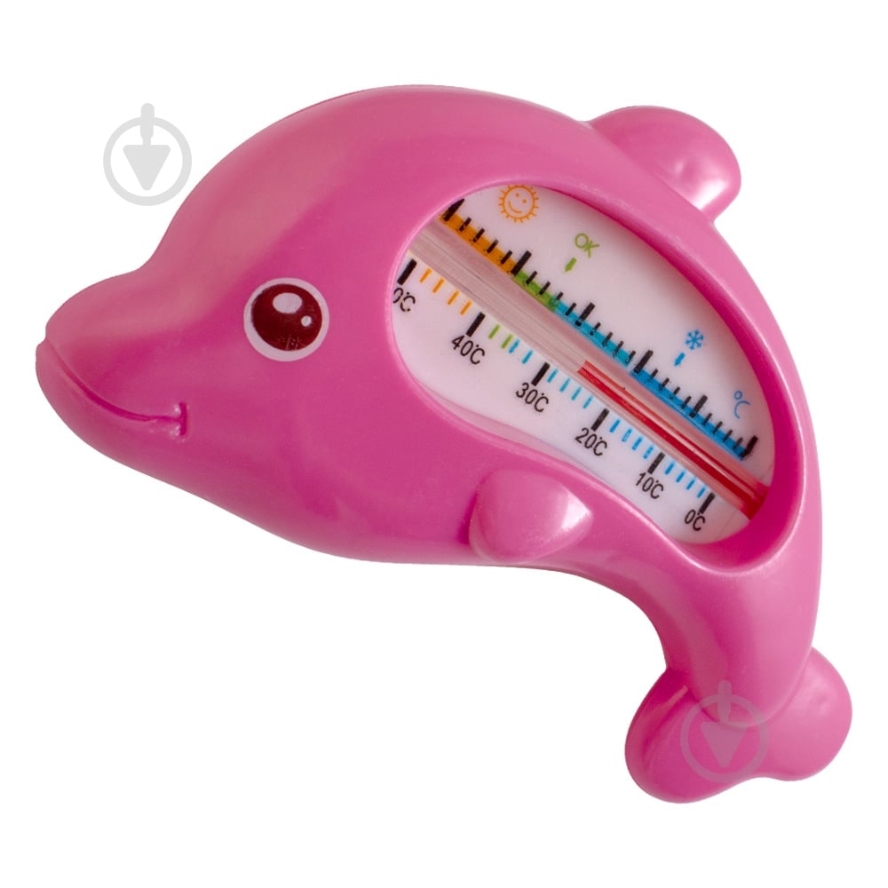 Термометр для воды Arino Дельфин розовый 67527 - фото 3