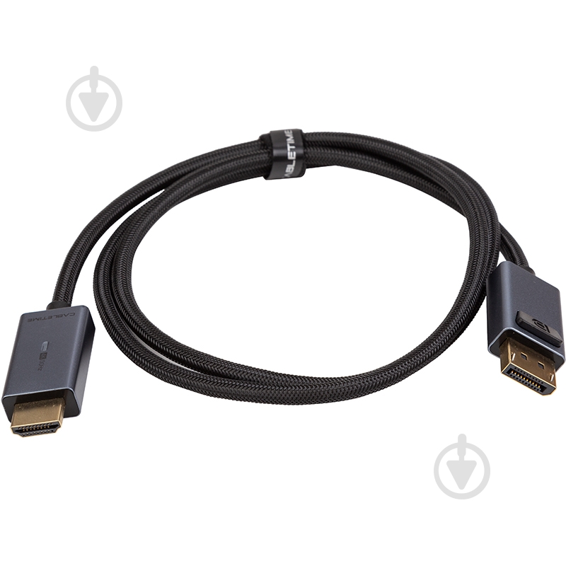 Кабель CableTime DisplayPort - HDMI, 4K/30Hz 1 м black (CA914609) - фото 2 Кабель CableTime DisplayPort - HDMI, 4K/30Hz 1 м black (CA914609) - фото 2