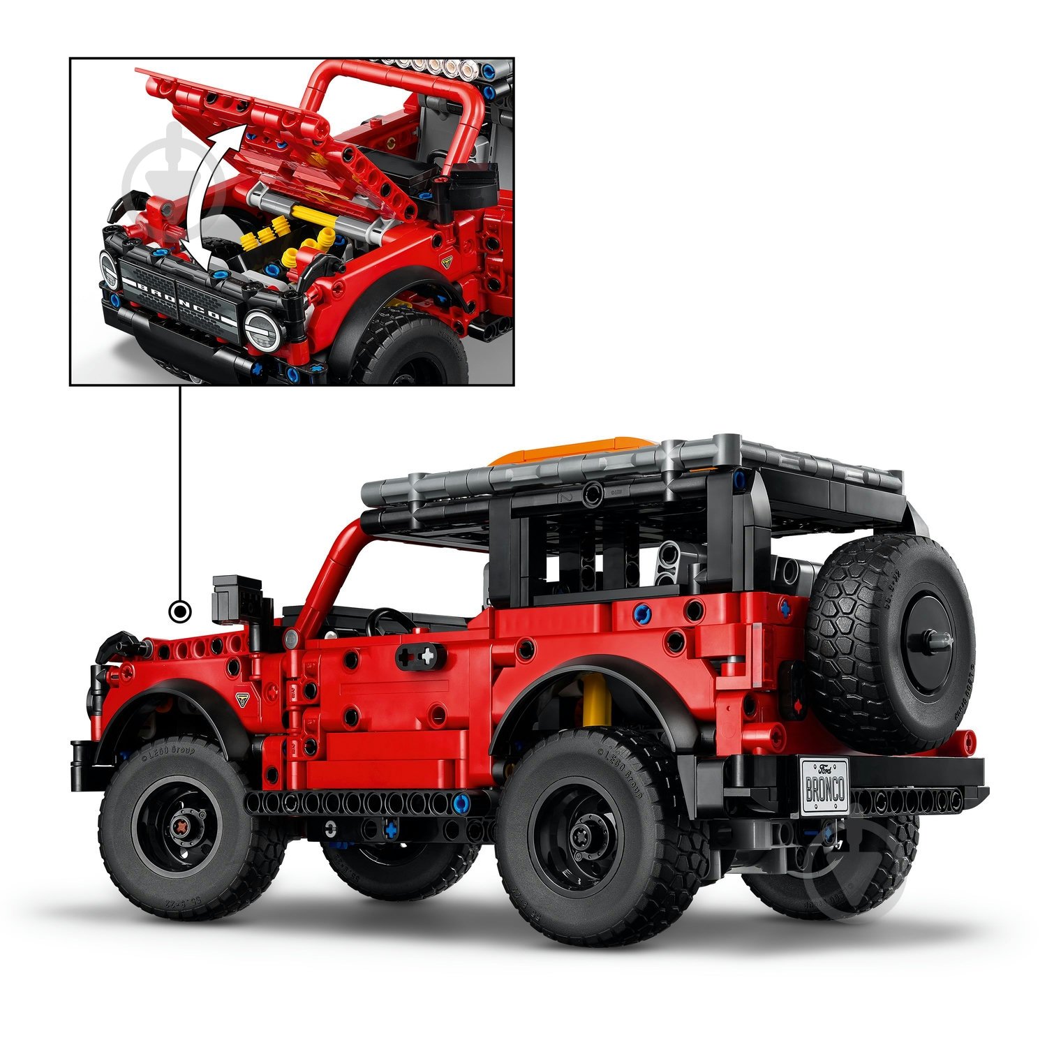 Конструктор LEGO Technic Позашляховик Ford Bronco® 42213 - фото 8