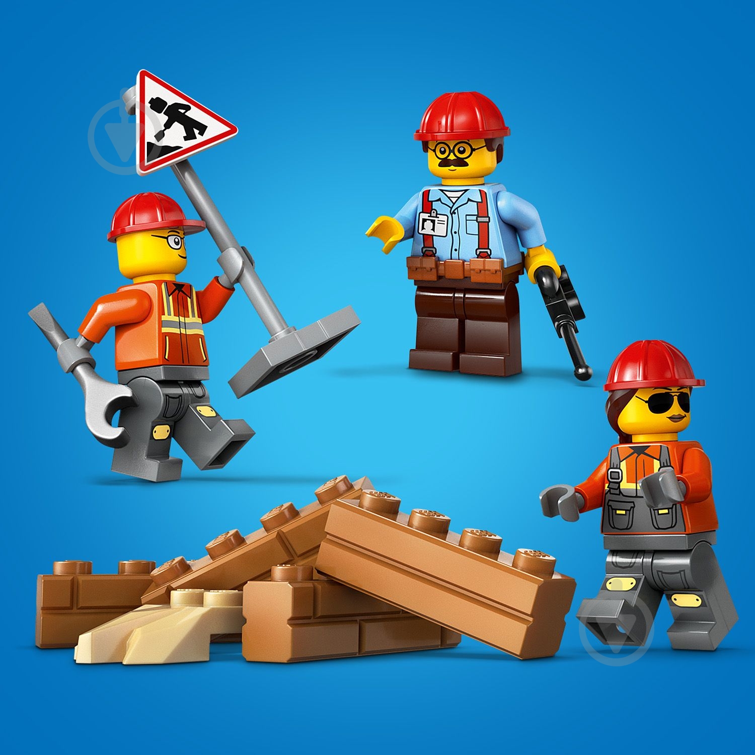 Конструктор LEGO City Жовтий бульдозер 60466 - фото 7