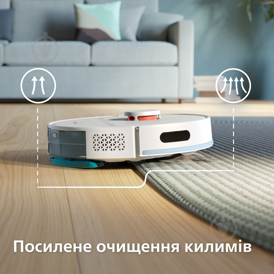 Робот-пилосос Philips Series 2000 XU2100/20 white - фото 9