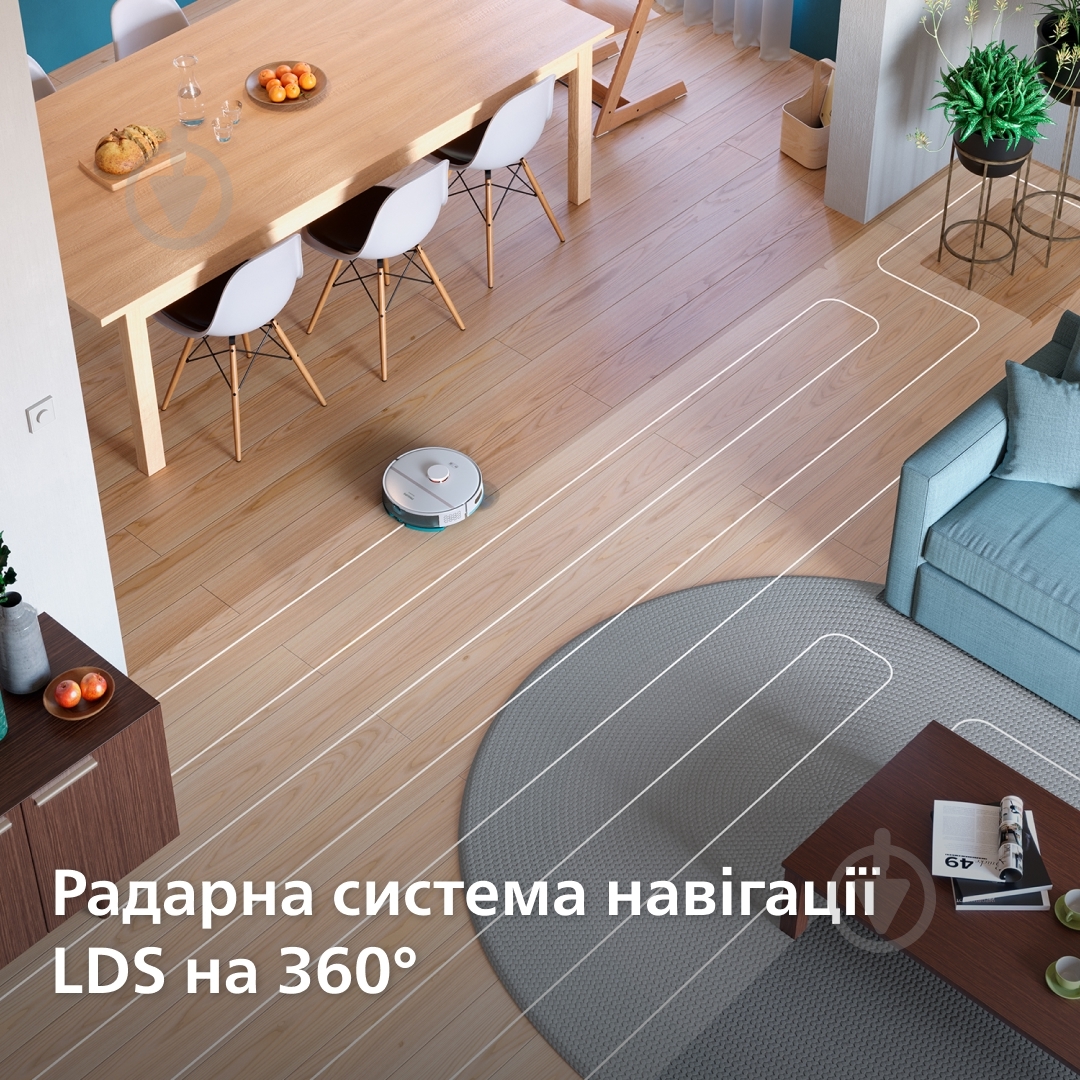Робот-пилосос Philips Series 2000 XU2100/20 white - фото 10