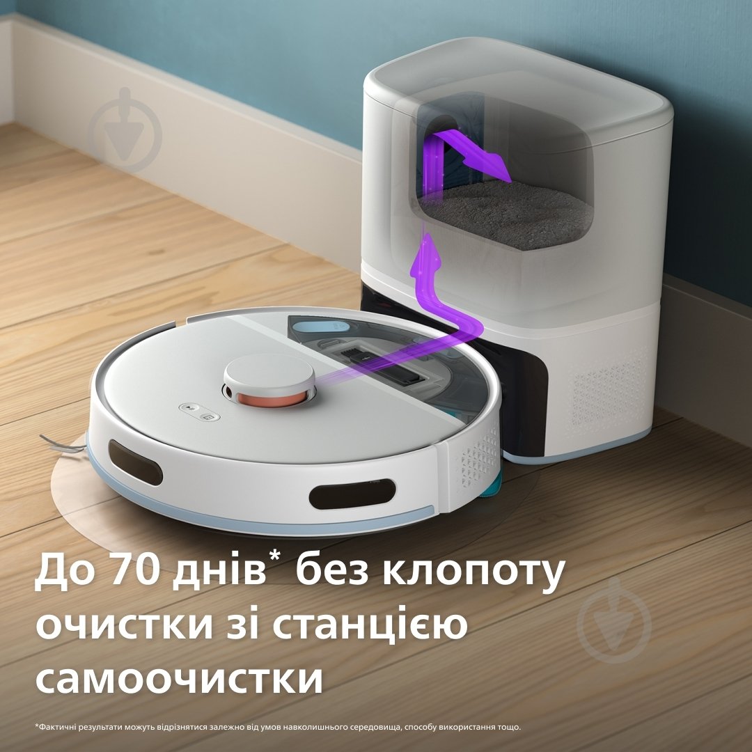 Робот-пилосос Philips Series 2000 XU2100/20 white - фото 13