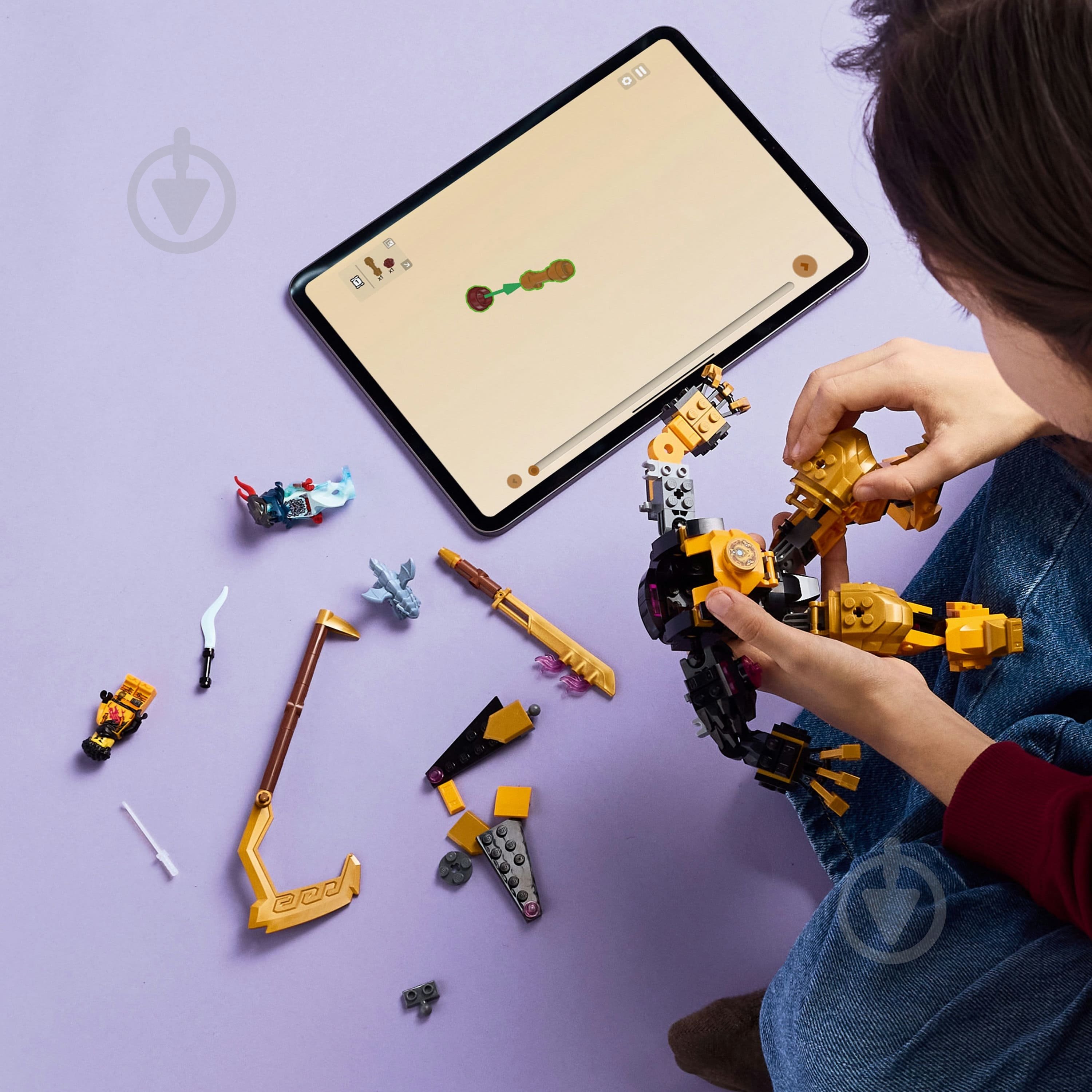 Конструктор LEGO NINJAGO Бойовий робот Арін Спін-джитсу 71839 - фото 5