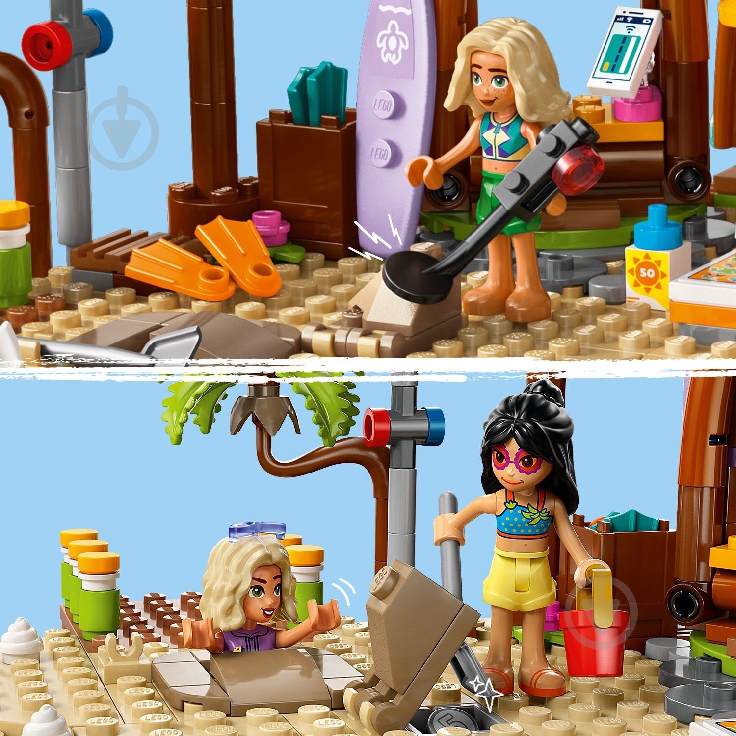Конструктор LEGO Friends Пляжний курорт для сімейного відпочинку 42673 - фото 9