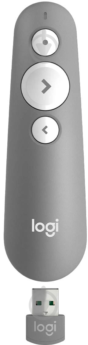 Презентер лазерный Logitech R500s Laser Presentation Remot Mid grey (910-006520) - фото 4 Презентер лазерный Logitech R500s Laser Presentation Remot Mid grey (910-006520) - фото 4