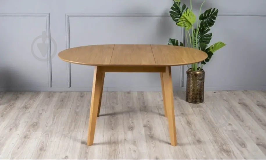 Стол обеденный Prestol Марс 900(1375)x900x750мм дуб/дуб - фото 7