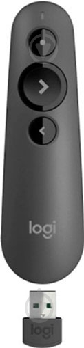 Презентер лазерный Logitech R500s Laser Presentation Remote graphite (910-005843) - фото 2