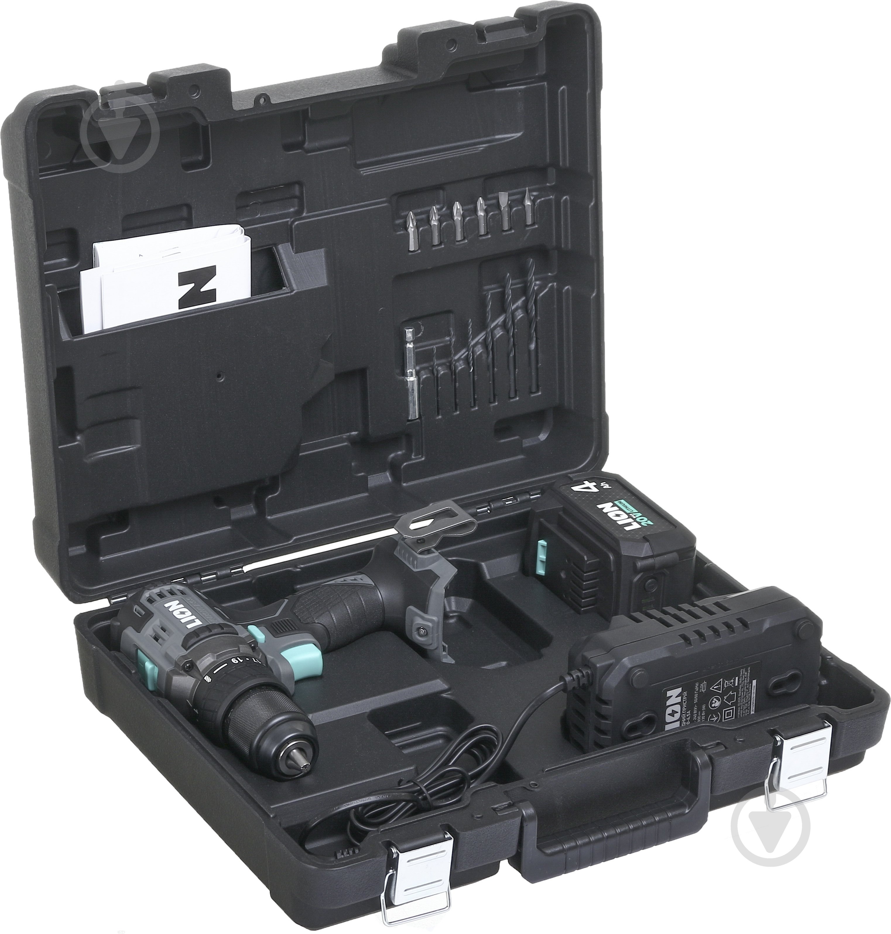 Шуруповерт аккумуляторный LION BD1-20BL-45NM-4A1-C - фото 4