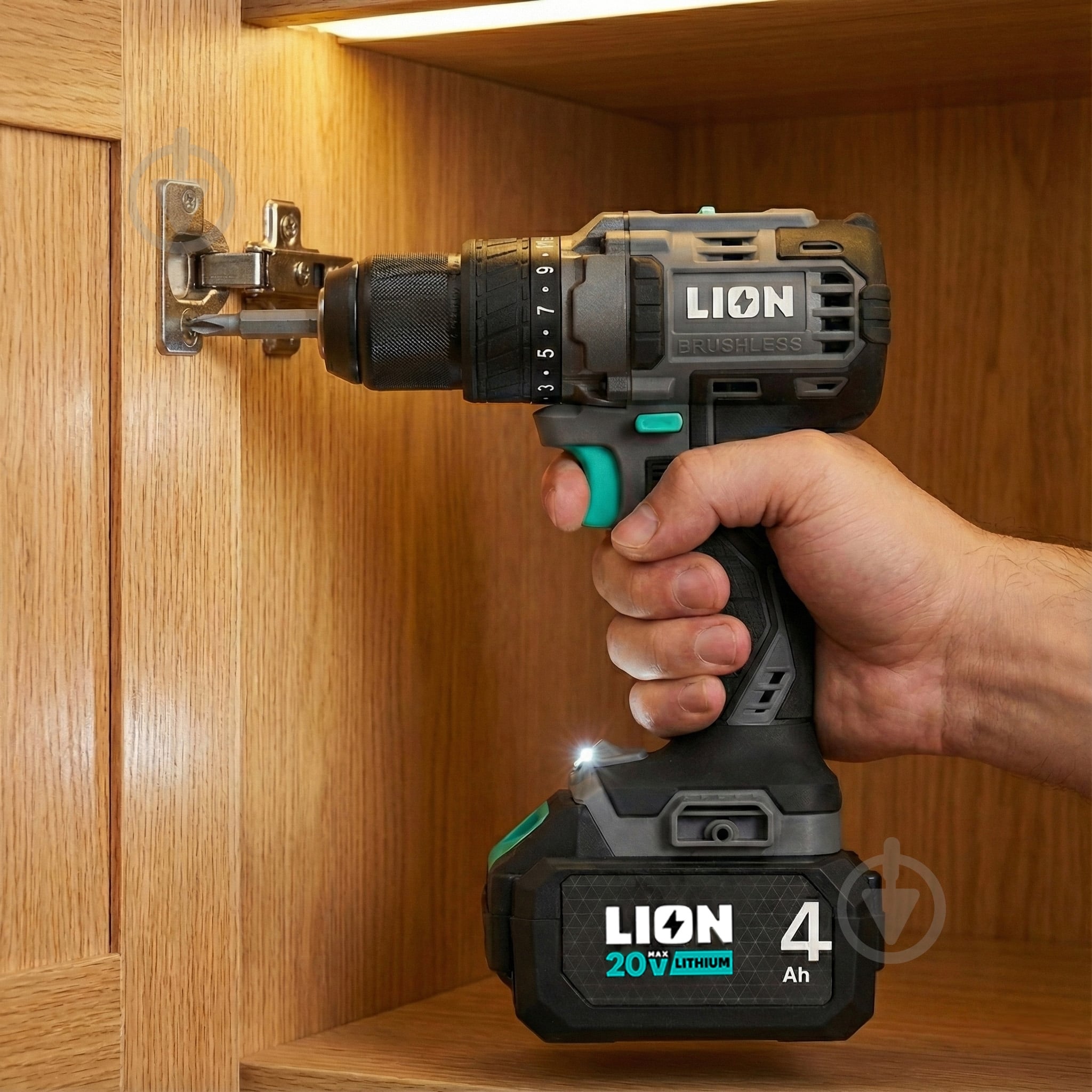 Шуруповерт аккумуляторный LION BD1-20BL-45NM-4A1-C - фото 19