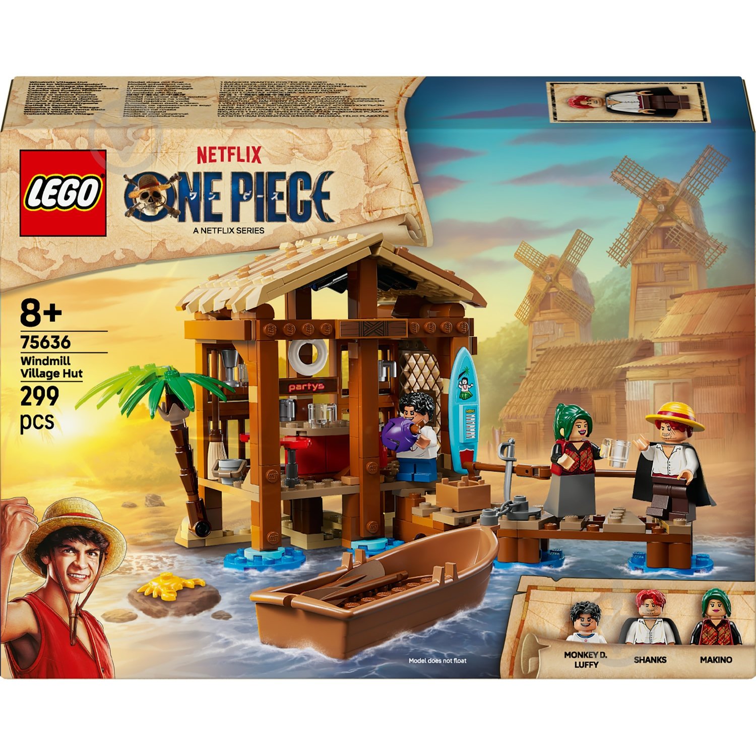 Конструктор LEGO ONE PIECE Хижина в Поселке Ветряков 75636 - фото 1