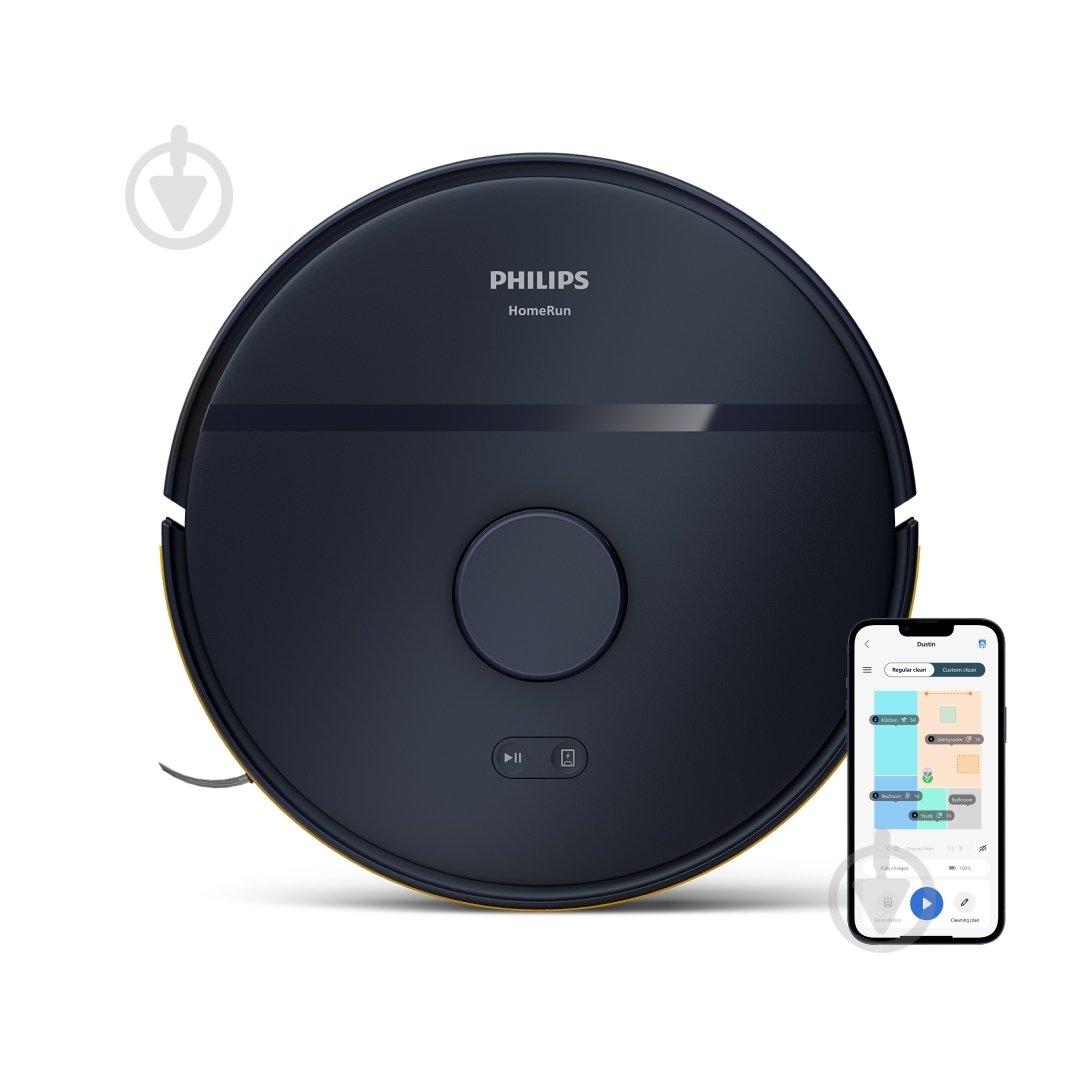Робот-пилосос Philips Series 2000 XU2000/10 black - фото 1