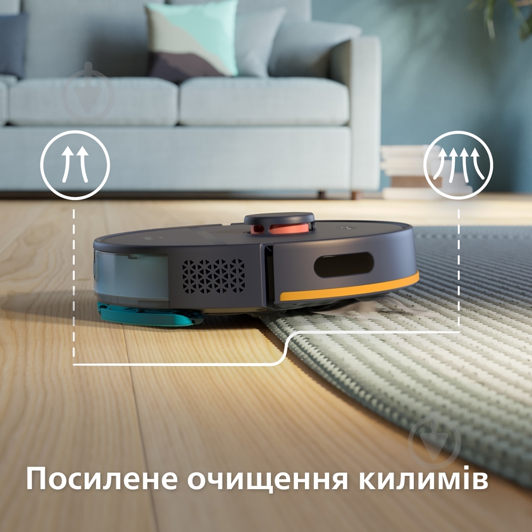 Робот-пилосос Philips Series 2000 XU2000/10 black - фото 10