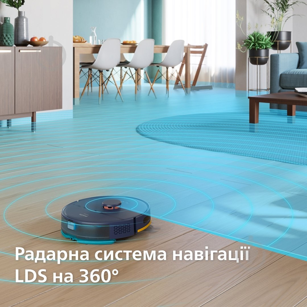 Робот-пилосос Philips Series 2000 XU2000/10 black - фото 11
