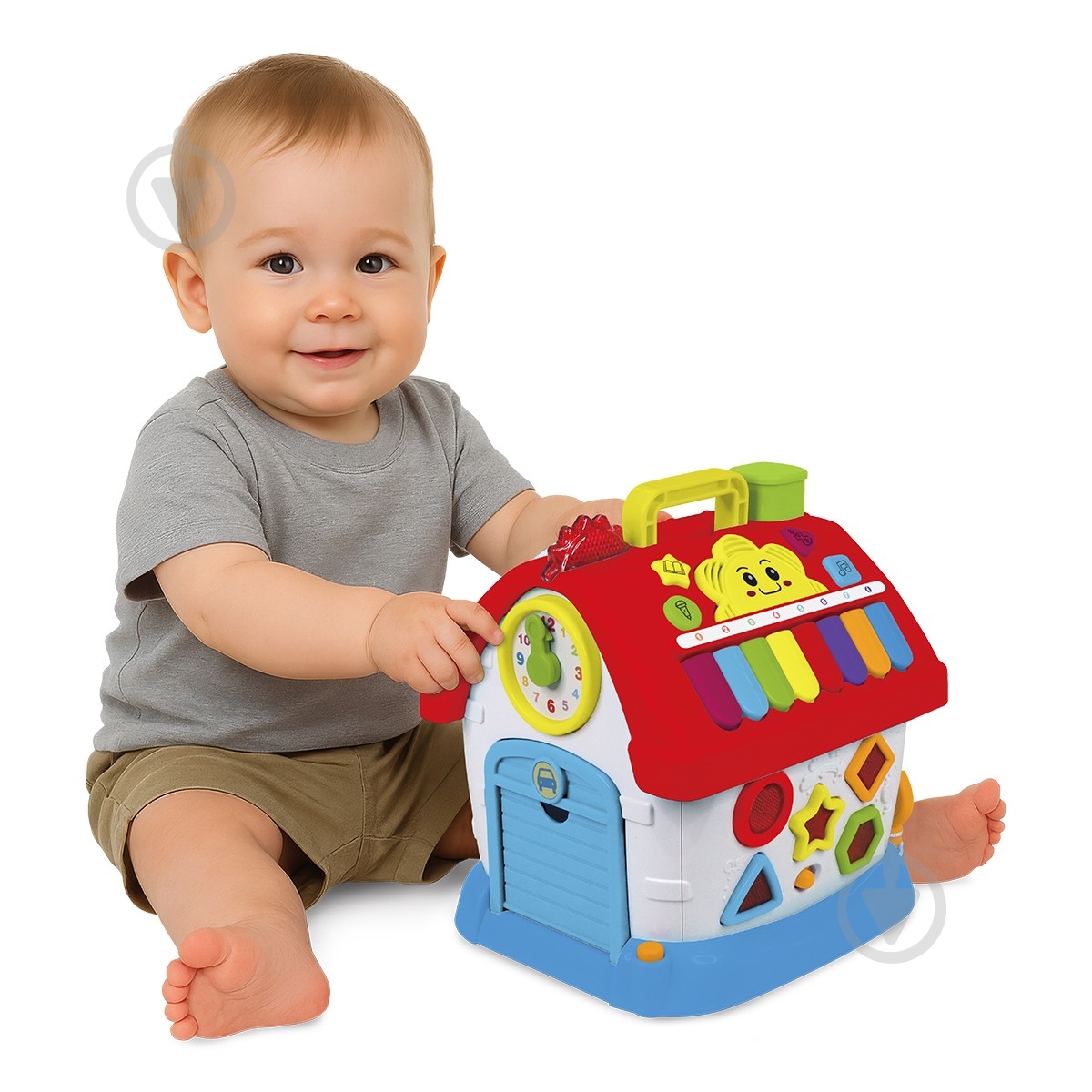 Развивающая игрушка Kiddi Smart Smart-домик 1903-UK - фото 4