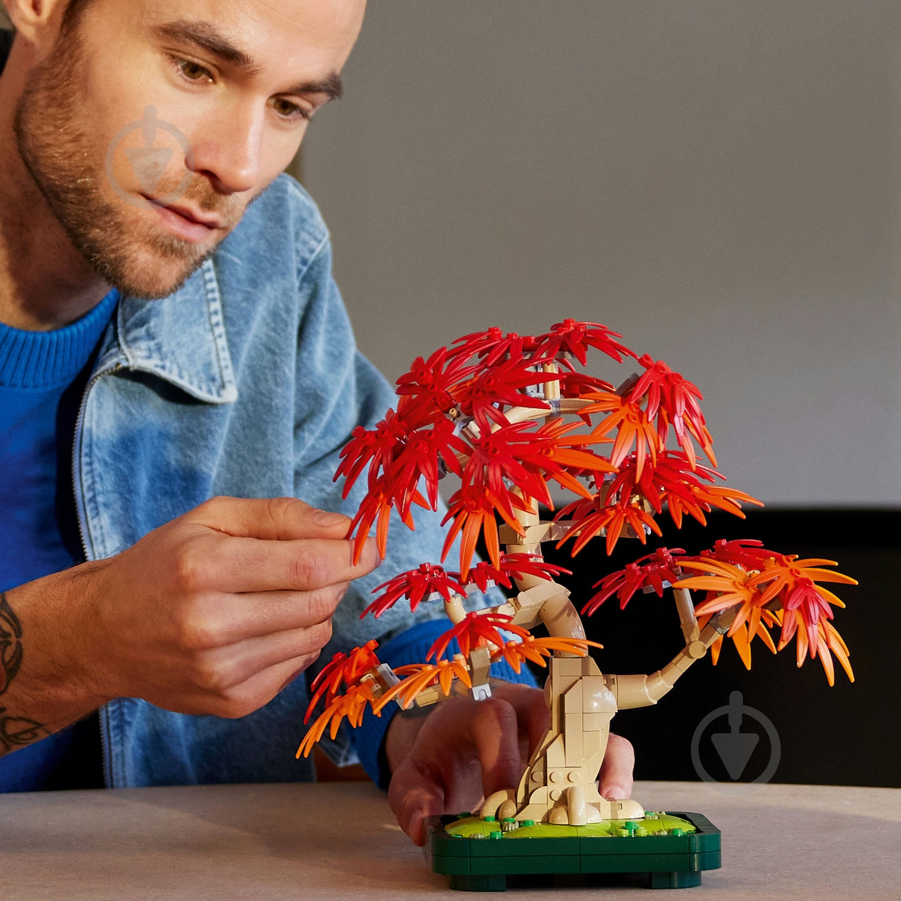 Конструктор LEGO Botanical Бонсай з японського червоного клена 10348 - фото 4