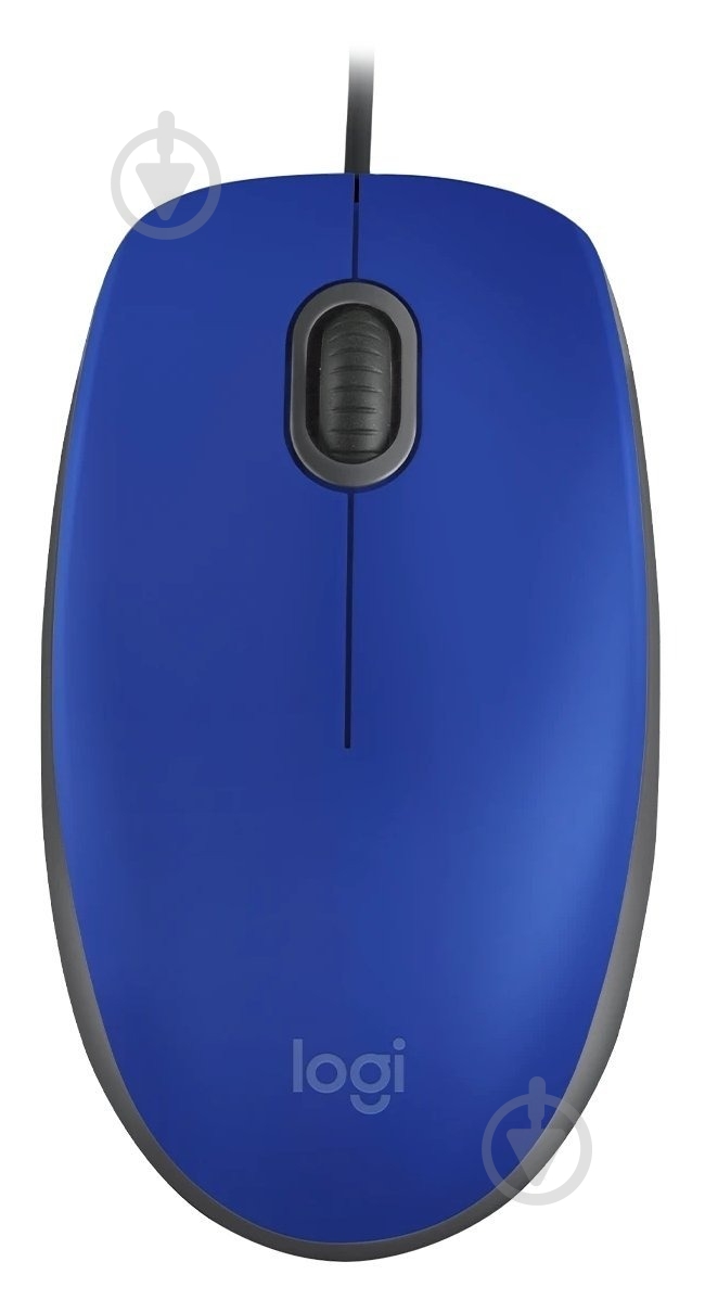 Мышь Logitech проводная M110 Silent Corded USB blue (910-006758) - фото 1