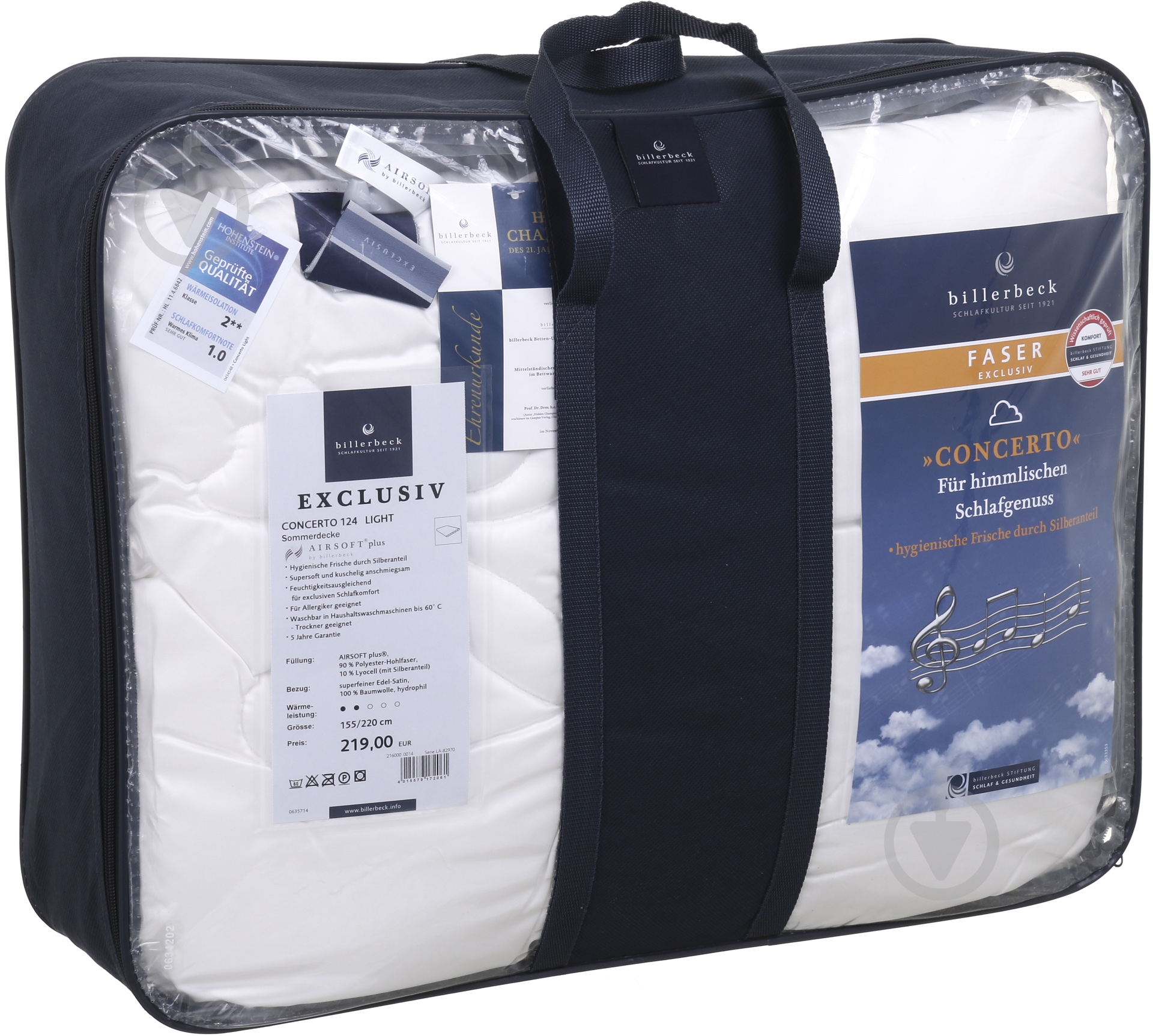 Одеяло Concerto Light 155x220 см Billerbeck - фото 4 Одеяло Concerto Light 155x220 см Billerbeck - фото 4