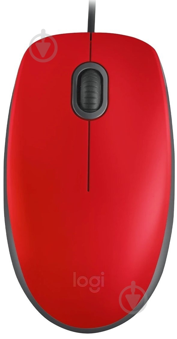 Мышь Logitech проводная M110 Silent USB red (910-006759) - фото 1
