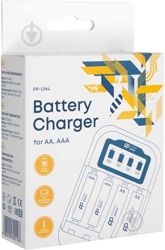 Зарядное устройство PowerPlant для аккумуляторов AA AAA/ micro USB/ PP-UN4 (PP-UN4) - фото 2 Зарядное устройство PowerPlant для аккумуляторов AA AAA/ micro USB/ PP-UN4 (PP-UN4) - фото 2