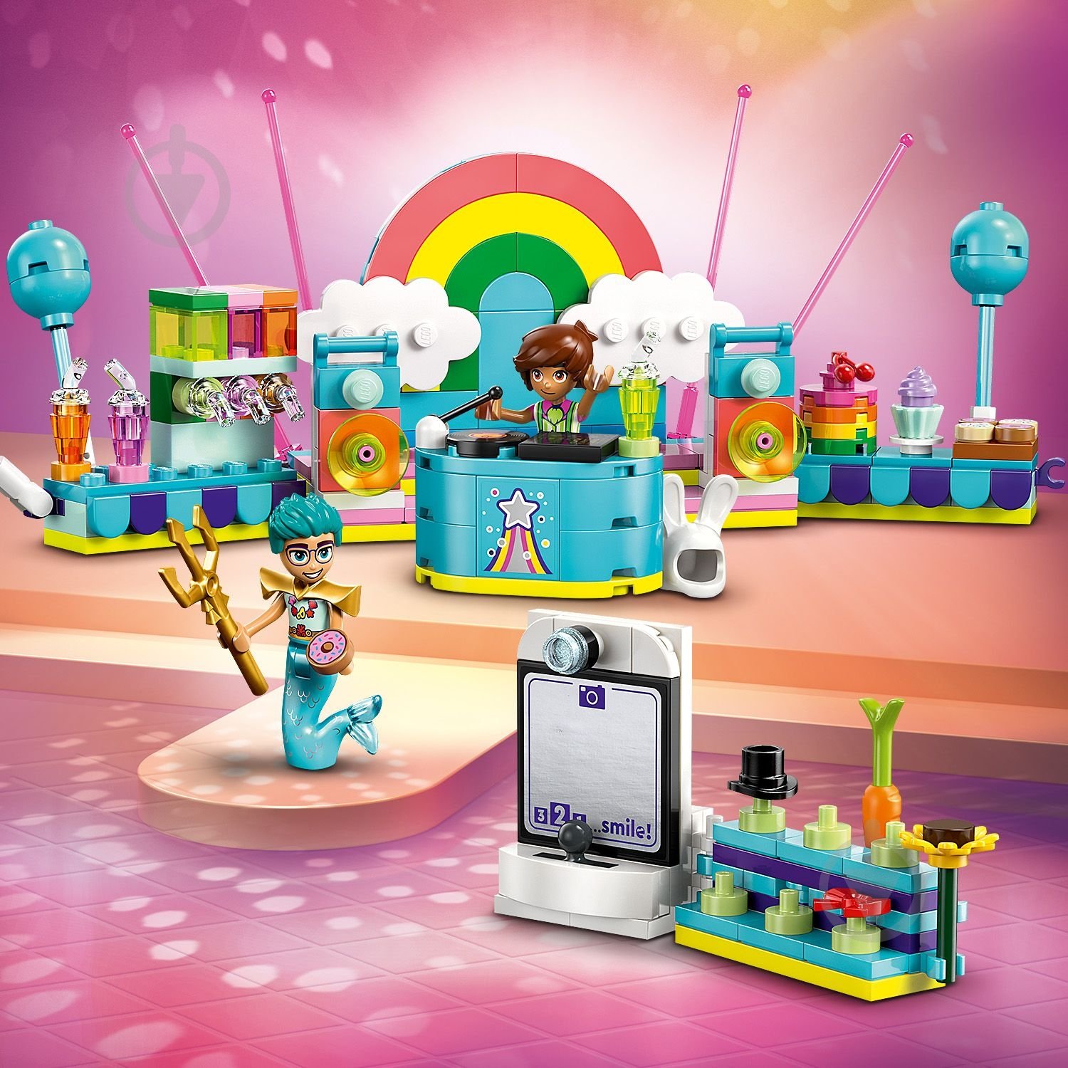 Конструктор LEGO Friends Костюмована вечірка з єдинорогом і феєю 42661 - фото 7