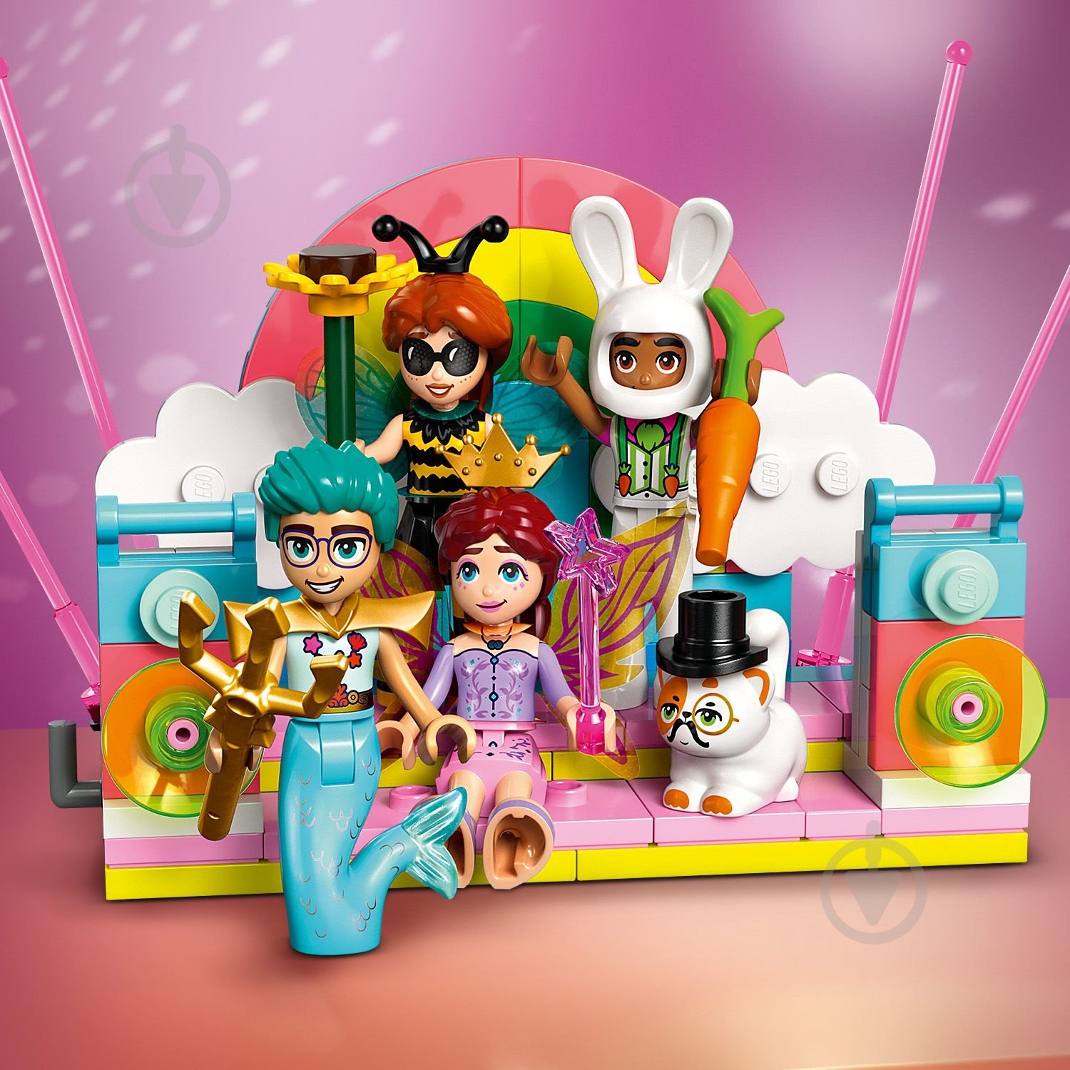 Конструктор LEGO Friends Костюмована вечірка з єдинорогом і феєю 42661 - фото 9