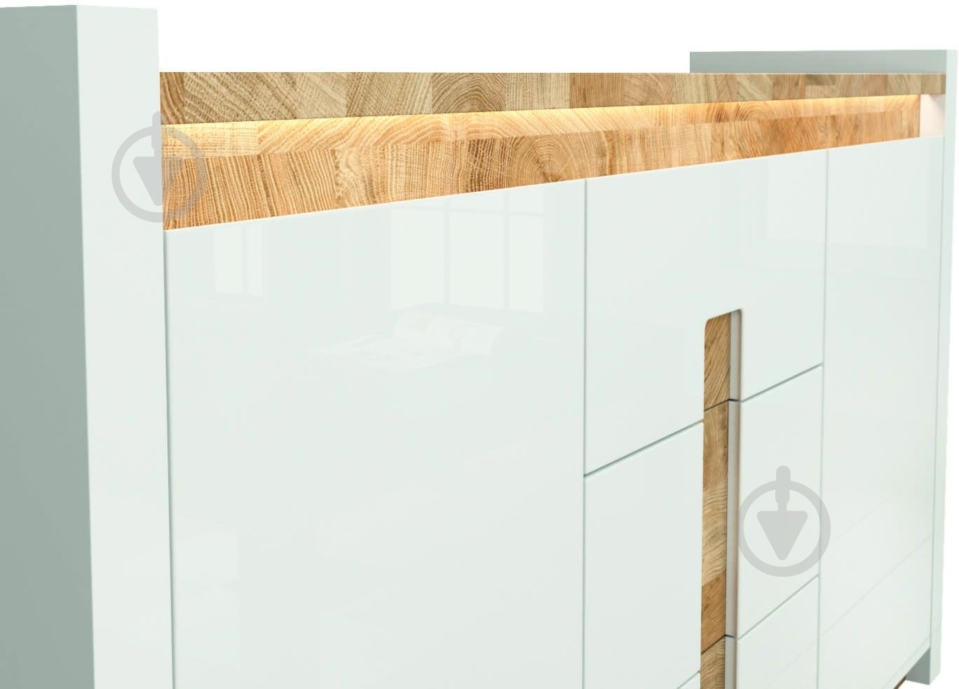 Комод BRW Alameda 2д3ш 1720x965x410 мм дуб вестмінстер/білий глянець (S420-KOM2D3S-BIP/DWM/BIP ) - фото 4 Комод BRW Alameda 2д3ш 1720x965x410 мм дуб вестмінстер/білий глянець (S420-KOM2D3S-BIP/DWM/BIP ) - фото 4