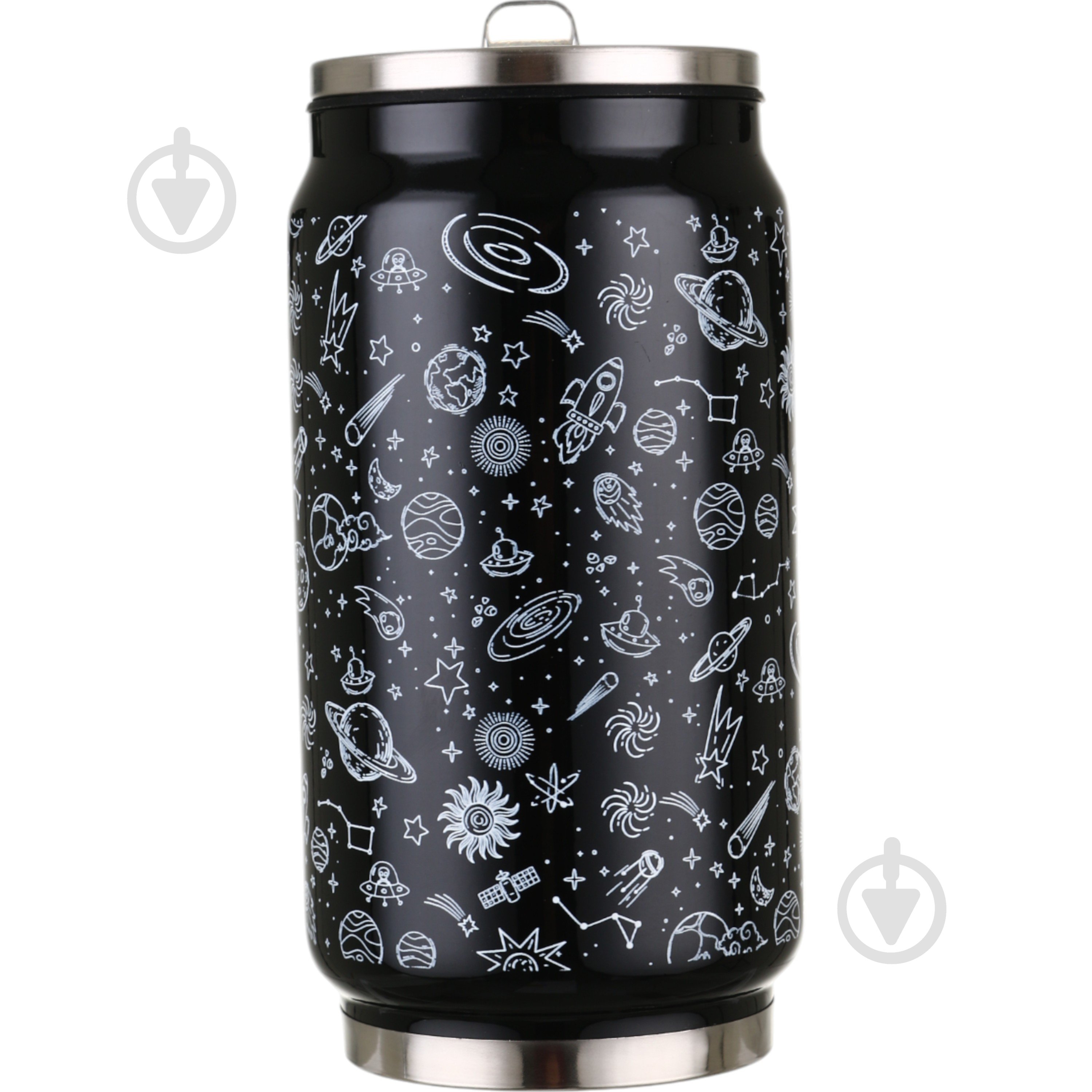 Термочашка Flamberg Space чорний 320 мл LC-1711 - фото 1