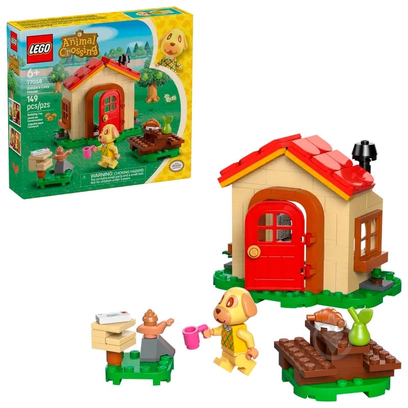 Конструктор LEGO Animal Crossing Затишний будинок Goldie 77058 - фото 1 Конструктор LEGO Animal Crossing Затишний будинок Goldie 77058 - фото 1