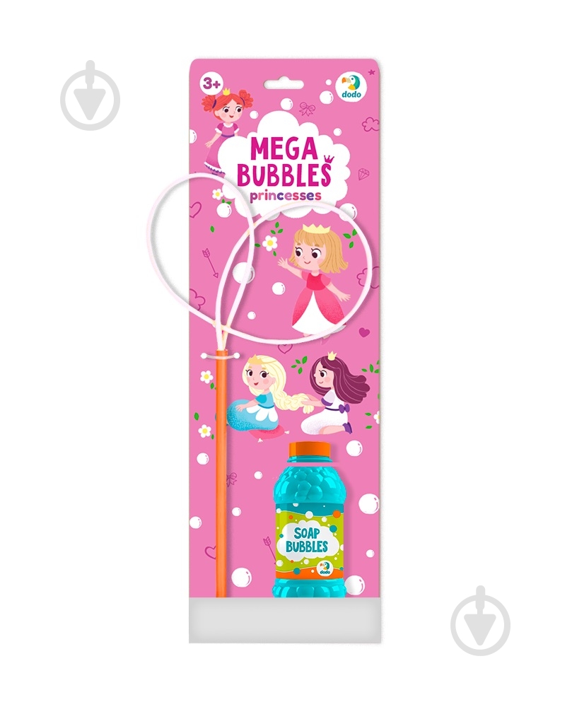 Мыльные пузыри DoDo Mega Bubbles Принцессы 450 мл - фото 1 Мыльные пузыри DoDo Mega Bubbles Принцессы 450 мл - фото 1