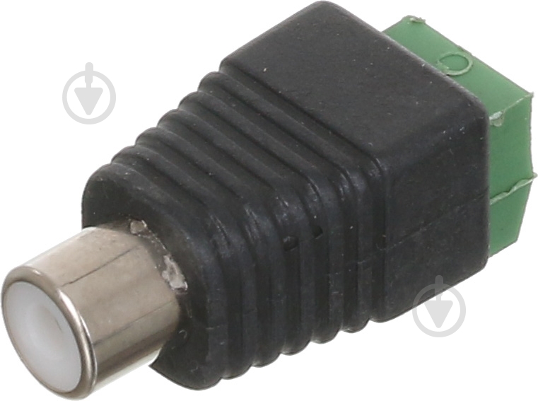 Гніздо Profix RCA з клемною колодкою (під гвинт) чорний 1-0121У - фото 1