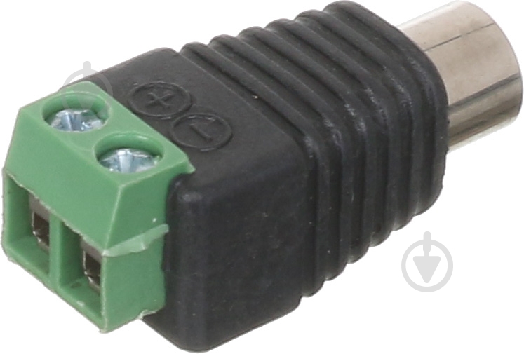 Гніздо Profix RCA з клемною колодкою (під гвинт) чорний 1-0121У - фото 2
