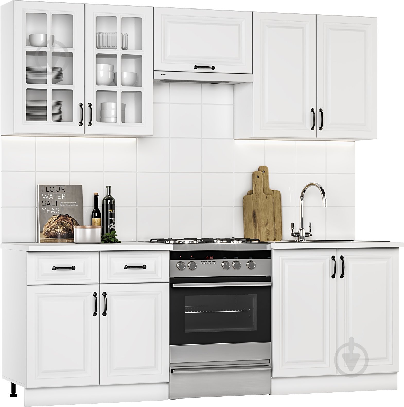 Кухня Мишелла Грейд МДФ 2,2 м - фото 1