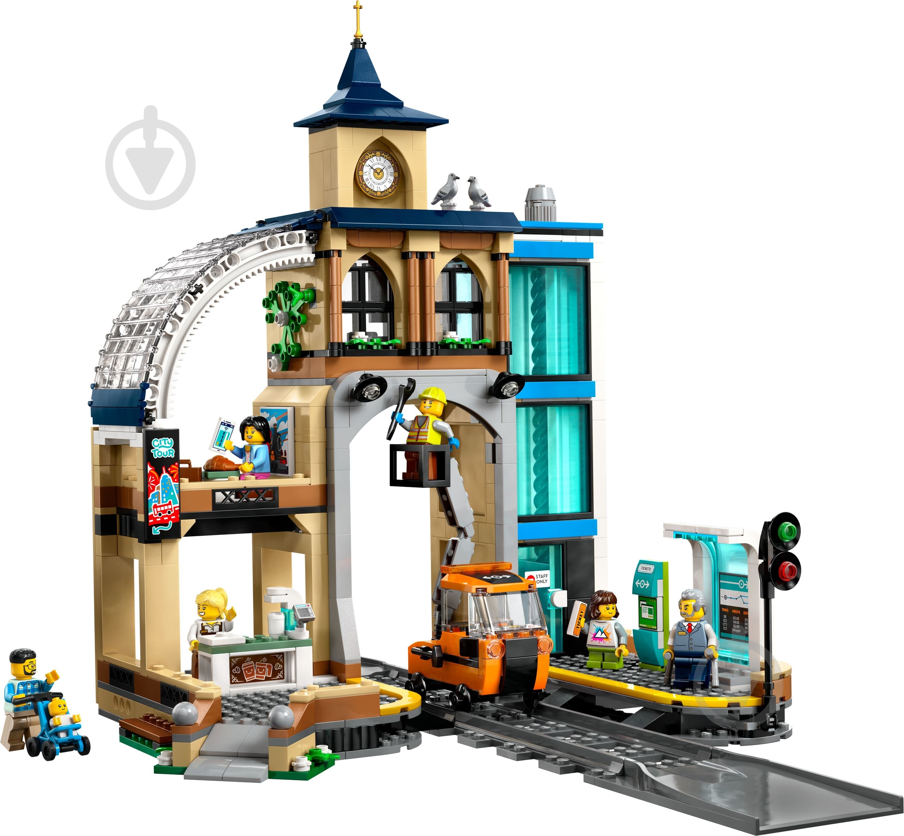 Конструктор LEGO City Центральний залізничний вокзал 60469 - фото 3