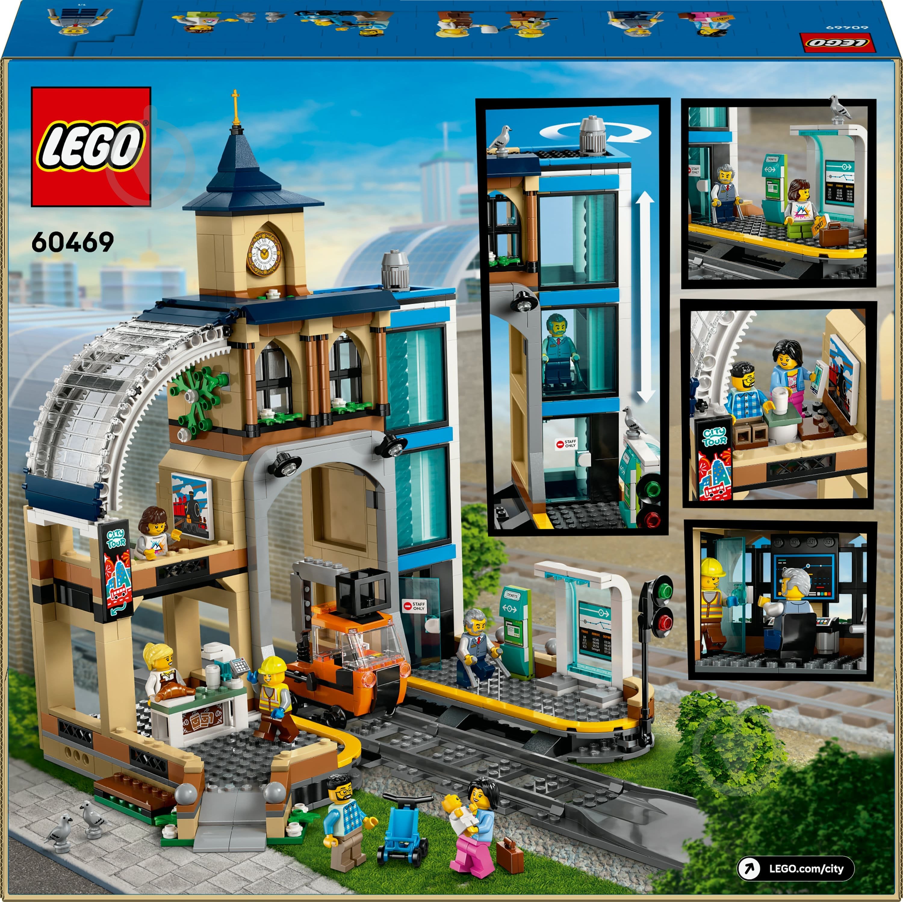 Конструктор LEGO City Центральний залізничний вокзал 60469 - фото 2