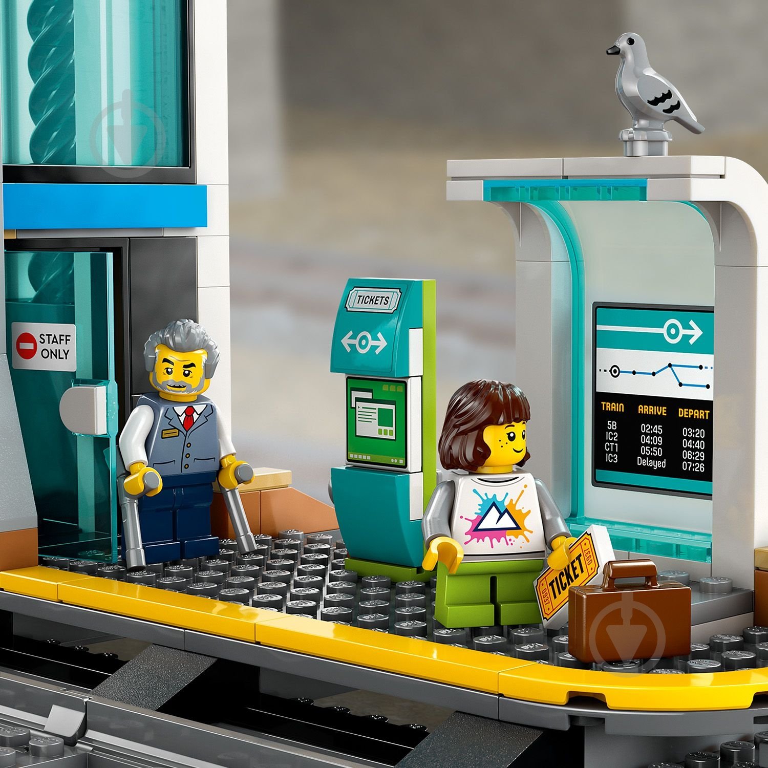 Конструктор LEGO City Центральний залізничний вокзал 60469 - фото 7