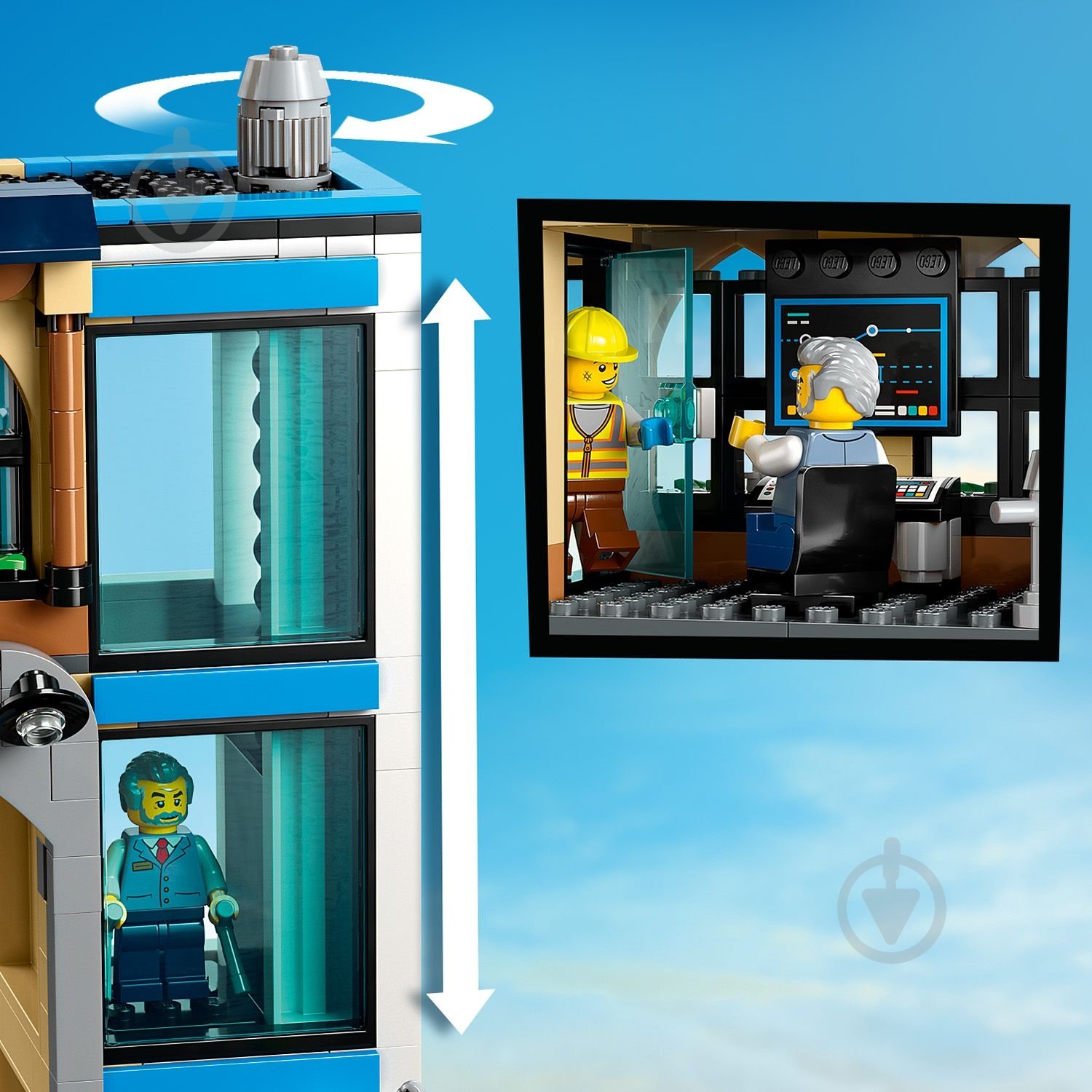 Конструктор LEGO City Центральний залізничний вокзал 60469 - фото 8