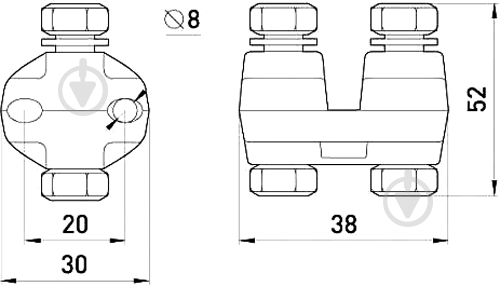 Зажим плашечный E.NEXT e.clamp.pa.1.1 сталь - фото 2 Зажим плашечный E.NEXT e.clamp.pa.1.1 сталь - фото 2