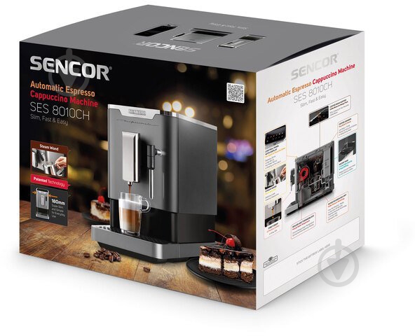 Кофемашина Sencor SES8010CH - фото 9 Кофемашина Sencor SES8010CH - фото 9