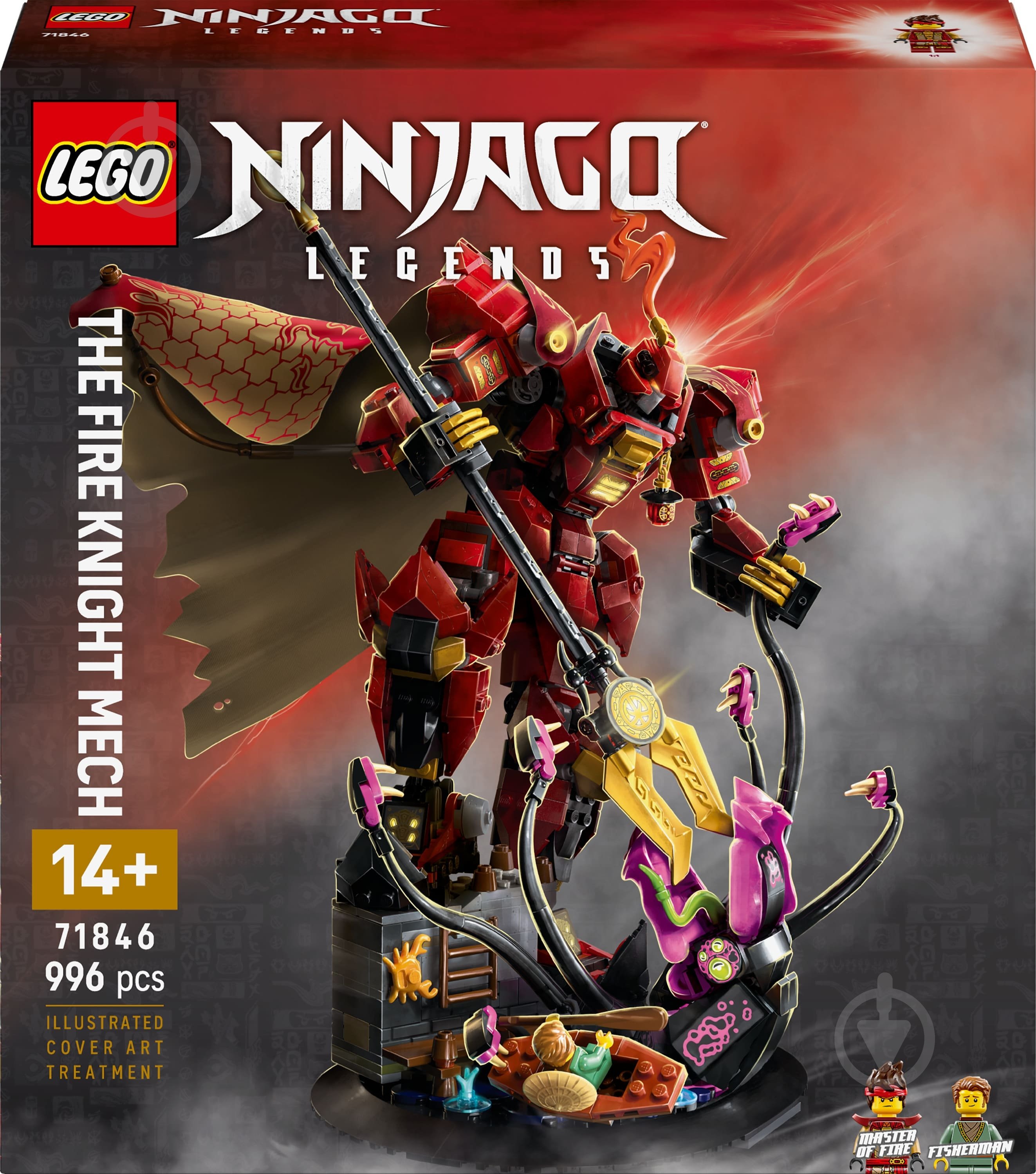 Конструктор LEGO NINJAGO Робот Вогняного Лицаря 71846 - фото 1