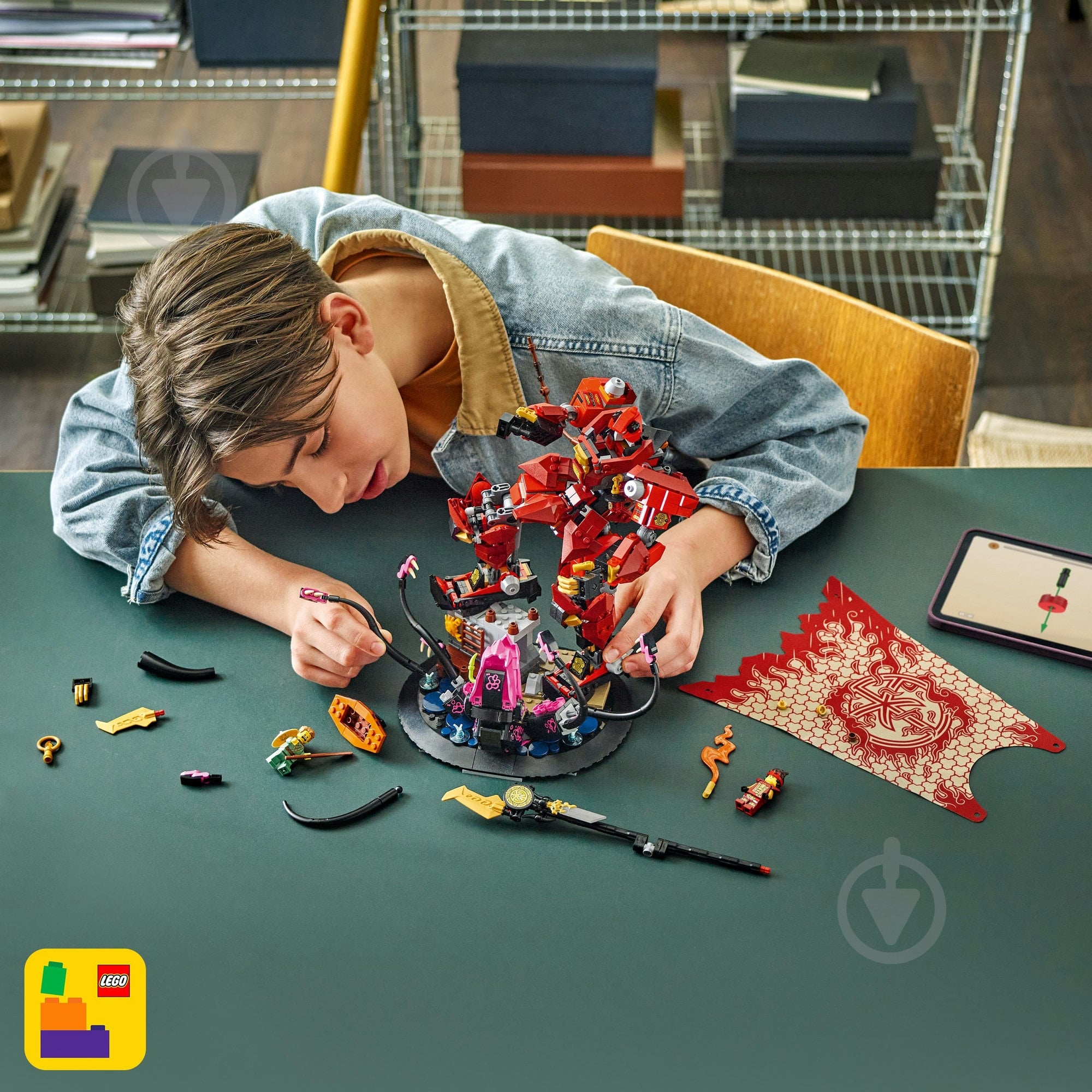 Конструктор LEGO NINJAGO Робот Огненного Рыцаря 71846 - фото 8