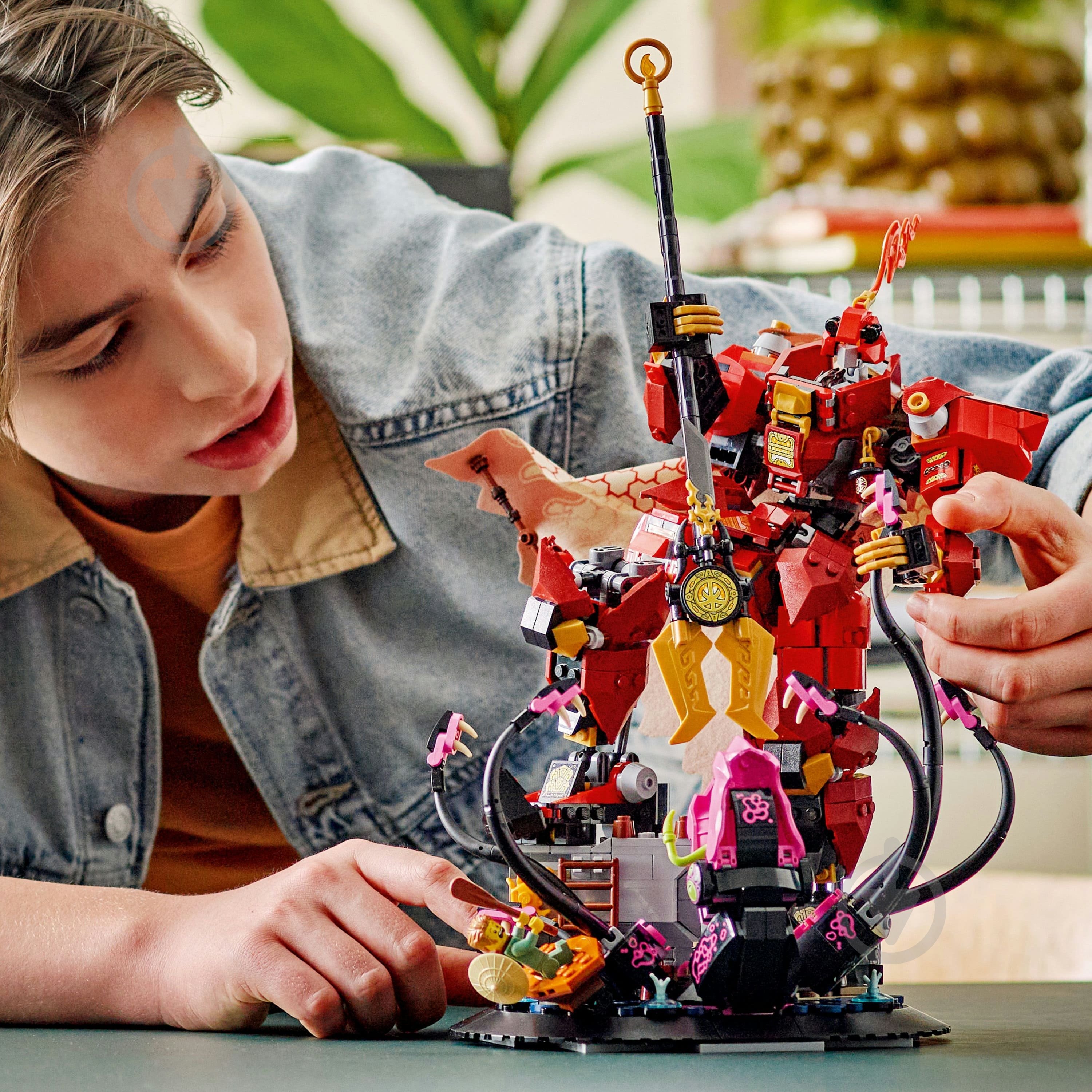 Конструктор LEGO NINJAGO Робот Вогняного Лицаря 71846 - фото 4